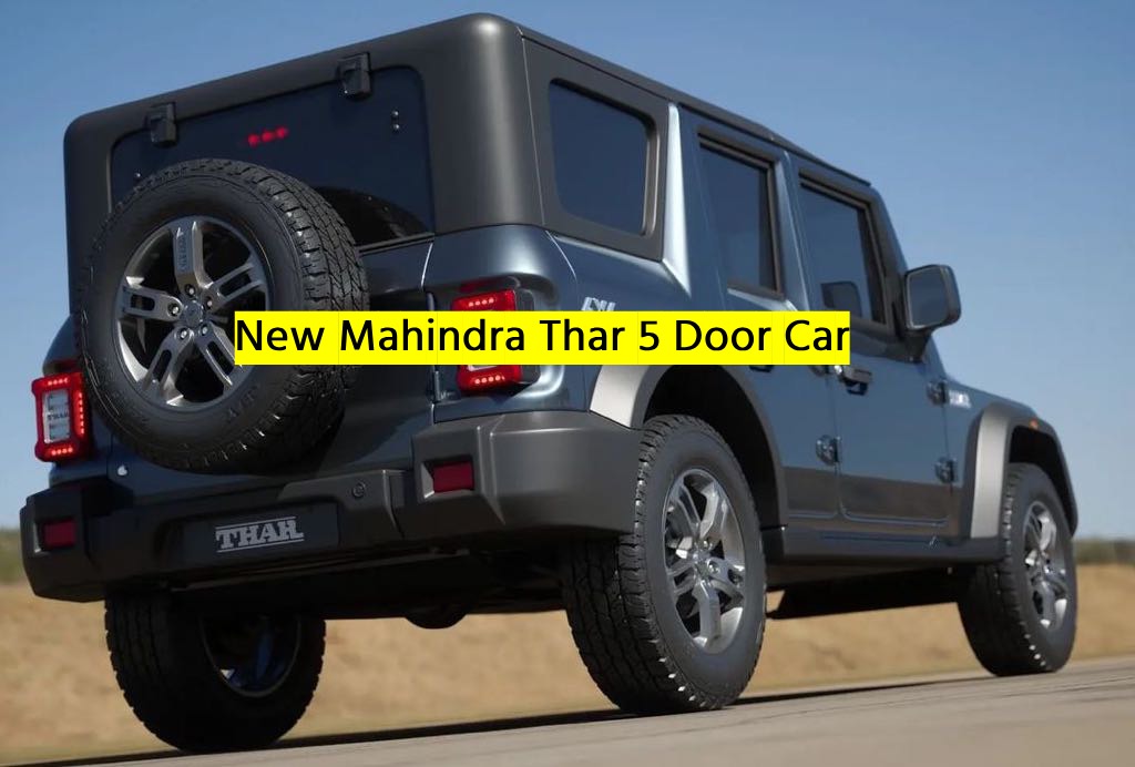 New Mahindra Thar 5 Door Car